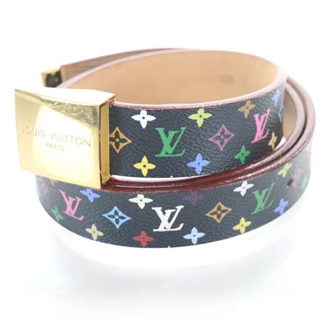 louis vuitton multicolor belt|louis vuitton unisex belt.